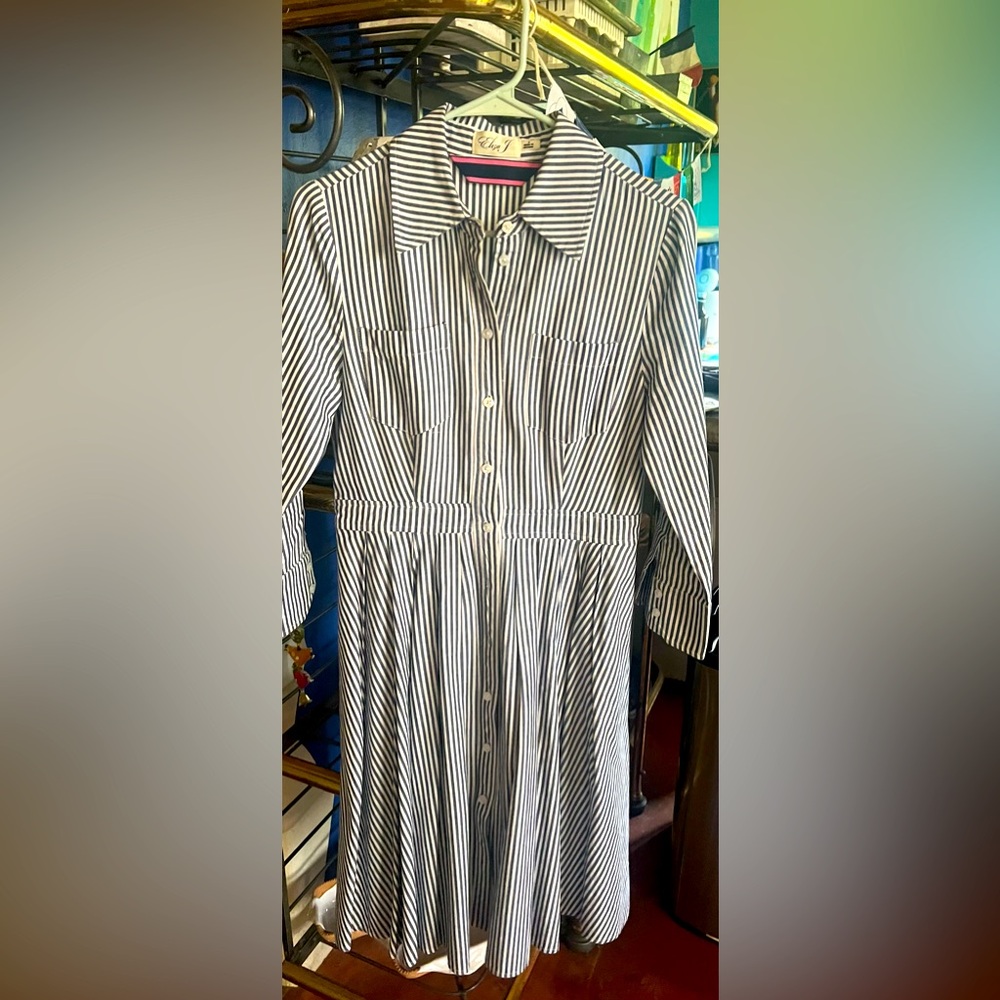 Eliza J Shirtdress. Size petite 6 wonderful condition used.